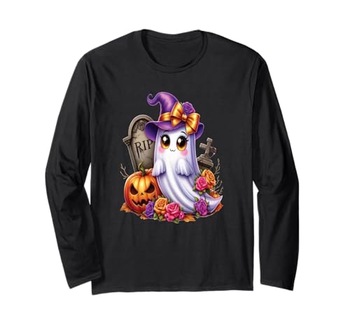 Süßer Geist - Halloween T-Shirt für Kinder Gespenster Kostüm Langarmshirt Süßer Geist - Halloween T-Shirt für Kinder Gespenster Kostüm Langarmshirt von Kinder Halloween Kostüme & Bekleidung Erwachsene