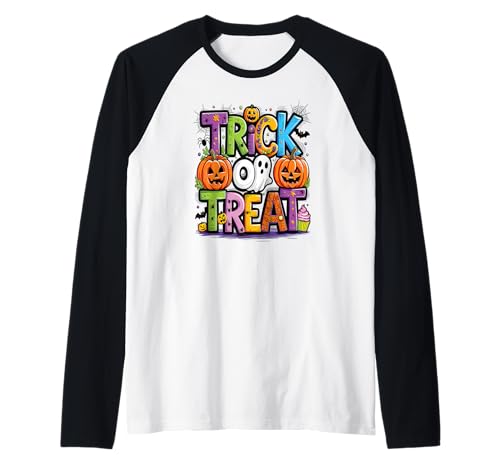 Süßer Geist - Halloween T-Shirt für Kinder Gespenster Kostüm Raglan von Kinder Halloween Kostüme & Bekleidung Erwachsene
