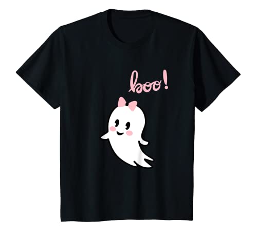 Kinder Boo Gespenst Mädchen T-Shirt Kinder Boo Gespenst Mädchen T-Shirt von Kinder Halloween Kostüme