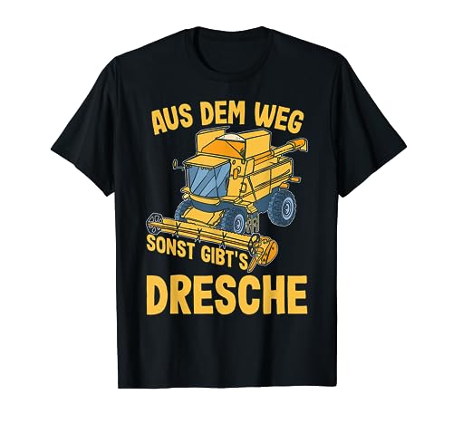 Aus Dem Weg Sonst Gibt's Dresche - Herren Jungen Mähdrescher T-Shirt Aus Dem Weg Sonst Gibt's Dresche - Herren Jungen Mähdrescher T-Shirt von Kinder Jungen Bauernhof Mähdrescher Landwirt