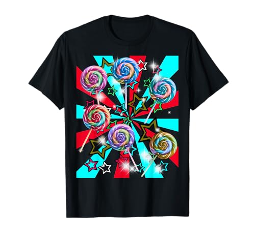 Retro 60er Lollies Lollie Kinder Mädchen Jugen Vintage T-Shirt Retro 60er Lollies Lollie Kinder Mädchen Jugen Vintage T-Shirt von Kinder Kind Baby