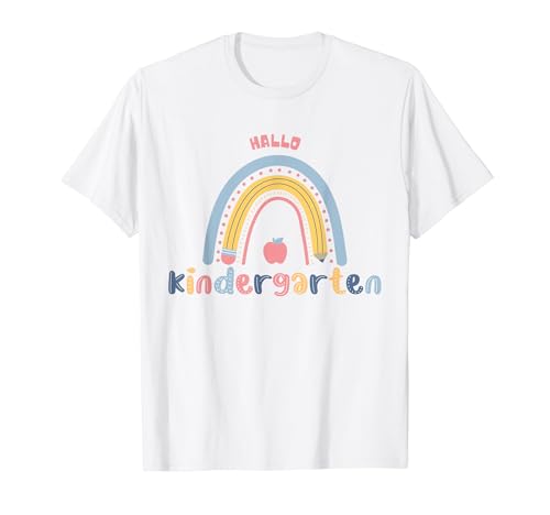 Kinder Kindergartenkind Junge Mädchen Hallo Kindergarten T-Shirt Kinder Kindergartenkind Junge Mädchen Hallo Kindergarten T-Shirt von Kinder Kindergartenkind 2024 Junge OuttaTee