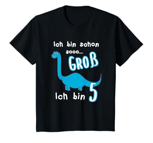 Dinosaurier 5. Geburtstag 5 Jahre Kinder Junge Dino Geschenk T-Shirt Dinosaurier 5. Geburtstag 5 Jahre Kinder Junge Dino Geschenk T-Shirt von Kinder Kindergeburtstag Jungen Mädchen Geschenk