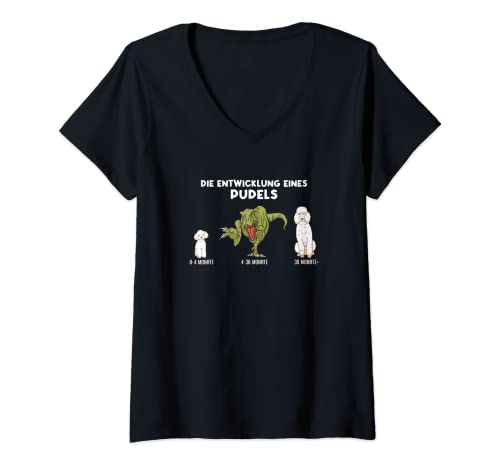 Kinder Lustiges Hundebesitzer Geschenk für Frauen Damen Die Entwicklung Eines Pudels Hunde Mama Lustiges Großpudel Cartoon Pudel Entwicklungsdesign V-Ausschnitt T-Shirt Schwarz S EU 38/40 Kinder Lustiges Hundebesitzer Geschenk für Frauen Damen Die Entwicklung Eines Pudels Hunde Mama Lustiges Großpudel Cartoon Pudel Entwicklungsdesign V-Ausschnitt T-Shirt Schwarz S EU 38/40 von Kinder Lustiges Hundebesitzer Geschenk für Frauen