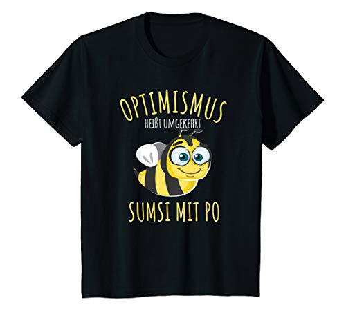 Kinder Optimismus heißt Sumsi mit Po | Lustiges Kinder Bienen Motiv T-Shirt Kinder Optimismus heißt Sumsi mit Po | Lustiges Kinder Bienen Motiv T-Shirt von Kinder Motive | Bienen & Hummeln | lustige Sprüche