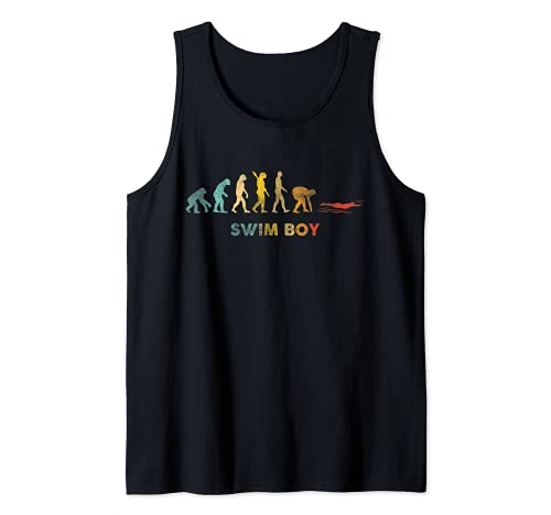 Herren Schwimm Sohn Schwimmer Schwimmen Junge Tank Top von Kinder Schwimmsport