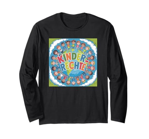 Kinder Outfit Kinderrechte Langarmshirt Kinder Outfit Kinderrechte Langarmshirt von Kinder T-Shirt über Kinderrechte, Heidarleiki
