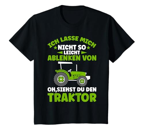 Traktor Liebhaber Lustiges Trecker Dorfleben Jungs T-Shirt von Kinder Traktor Bekleidung