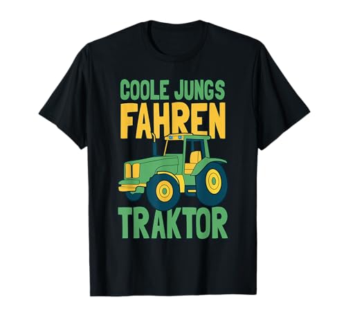 Landwirtschaft Jungs Trecker Traktor Kinder Traktorfahrer T-Shirt Landwirtschaft Jungs Trecker Traktor Kinder Traktorfahrer T-Shirt von Kinder Traktorfahrer Trecker Traktor Tshirt