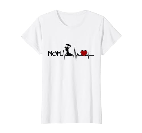 Herzschlag Mutter Sohn Tochter 2023 Heartbeat Mom Baby Herz T-Shirt von Kinder Und Familie Im Herzen Frequenz by Organiqed