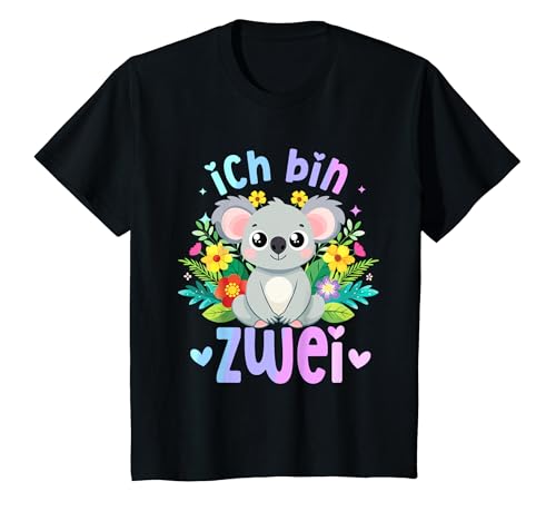 Kinder Geburtstag 2 Mädchen Koala Zoo Zwei 2 Jahre T-Shirt Kinder Geburtstag 2 Mädchen Koala Zoo Zwei 2 Jahre T-Shirt von Kinder Zoo Geburtstage Koala Party Outfit