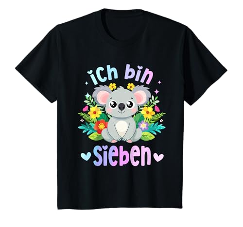 Kinder Geburtstag 7 Mädchen Koala Zoo Party 7 Jahre alt T-Shirt Kinder Geburtstag 7 Mädchen Koala Zoo Party 7 Jahre alt T-Shirt von Kinder Zoo Geburtstage Koala Party Outfit