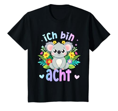 Kinder Geburtstag 8 Mädchen Koala Zoo Achter 8 Jahre T-Shirt Kinder Geburtstag 8 Mädchen Koala Zoo Achter 8 Jahre T-Shirt von Kinder Zoo Geburtstage Koala Party Outfit