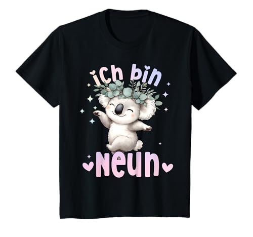 Kinder Geburtstag 9 Mädchen Koala Zoo Neun 9 Jahre T-Shirt Kinder Geburtstag 9 Mädchen Koala Zoo Neun 9 Jahre T-Shirt von Kinder Zoo Geburtstage Koala Party Outfit