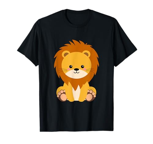 König der Tiere Baby Löwe Löwen Löwein Kinder Design Löwe T-Shirt von KinderDesginDE