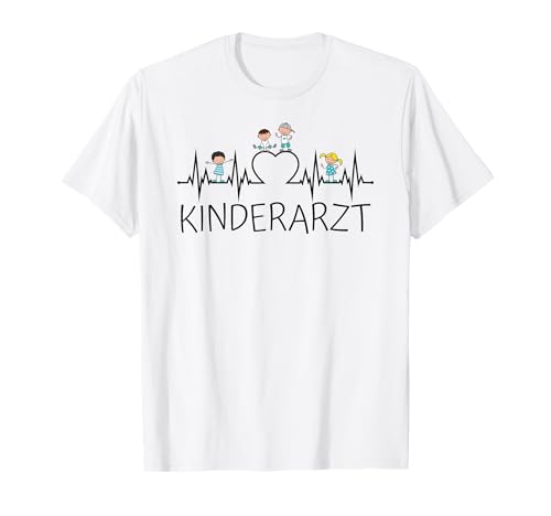 Kinderarzt Herzschlag EKG Kinder Herz Geschenk T-Shirt Kinderarzt Herzschlag EKG Kinder Herz Geschenk T-Shirt von Kinderarzt Arzt Kinderärztin Ärztin Simsalapimp