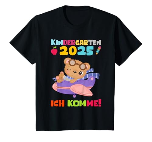 Kinder Kita 2025 Bär Jungen Kiga Kindi Mädchen Kindergarten 2025 T-Shirt Kinder Kita 2025 Bär Jungen Kiga Kindi Mädchen Kindergarten 2025 T-Shirt von Kindergarten 2025 Jungen Kindergartenkind 2025