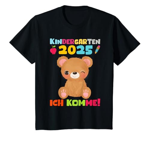 Kinder Kita 2025 Bär Jungen Kiga Kindi Mädchen Kindergarten 2025 T-Shirt Kinder Kita 2025 Bär Jungen Kiga Kindi Mädchen Kindergarten 2025 T-Shirt von Kindergarten 2025 Jungen Kindergartenkind 2025
