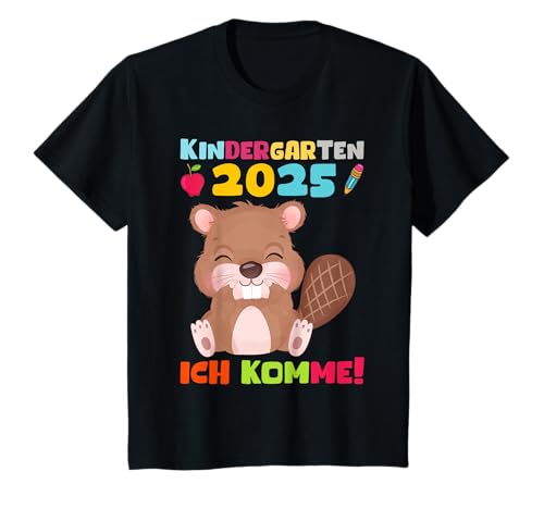 Kinder Kita 2025 Biber Jungen Kiga Kindi Mädchen Kindergarten 2025 T-Shirt Kinder Kita 2025 Biber Jungen Kiga Kindi Mädchen Kindergarten 2025 T-Shirt von Kindergarten 2025 Jungen Kindergartenkind 2025