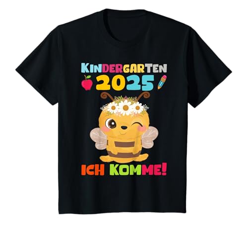 Kinder Kita 2025 Biene Jungen Kiga Kindi Mädchen Kindergarten 2025 T-Shirt Kinder Kita 2025 Biene Jungen Kiga Kindi Mädchen Kindergarten 2025 T-Shirt von Kindergarten 2025 Jungen Kindergartenkind 2025