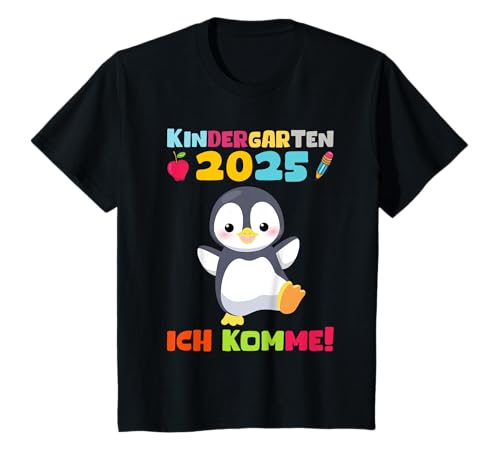 Kinder Kita 2025 Pinguine Jungen Kindi Mädchen Kindergarten 2025 T-Shirt Kinder Kita 2025 Pinguine Jungen Kindi Mädchen Kindergarten 2025 T-Shirt von Kindergarten 2025 Jungen Kindergartenkind 2025