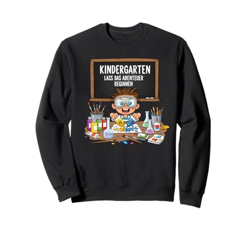 Kindergarten Lass Das Abenteuer Beginnen Jungs Mädchen Sweatshirt Kindergarten Lass Das Abenteuer Beginnen Jungs Mädchen Sweatshirt von Kindergarten Abenteuer für Jungen und Mädchen