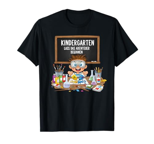 Kindergarten Lass Das Abenteuer Beginnen Jungs Mädchen T-Shirt Kindergarten Lass Das Abenteuer Beginnen Jungs Mädchen T-Shirt von Kindergarten Abenteuer für Jungen und Mädchen