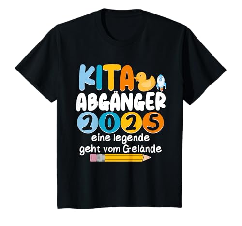 Kinder Kita Abgänger 2025 T-Shirt von Kindergarten Abschied 2025