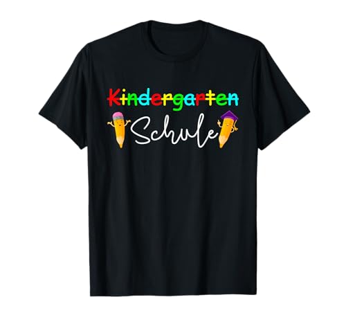 Kinder Kindergarten Schule T-Shirt Kinder Kindergarten Schule T-Shirt von Kindergarten Abschluss Einschulung Kita Geschenk
