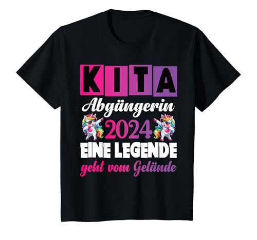 Kinder Kinder Kita Abgänger 2024 Schulkind Einschulung Grundschule T-Shirt Kinder Kinder Kita Abgänger 2024 Schulkind Einschulung Grundschule T-Shirt von Kindergarten Abschluss Kita Geschenk Mädchen rosa