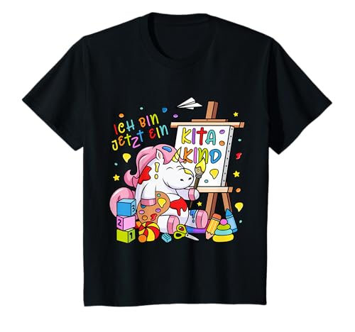 Kinder Ich bin jetzt ein Kitakind - Einhorn - Kita Anfänger 2025 T-Shirt Kinder Ich bin jetzt ein Kitakind - Einhorn - Kita Anfänger 2025 T-Shirt von Kindergarten Anfang Kita Kind Geschenk 2025 Kinder
