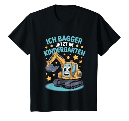 Kinder Ich Bagger Jetzt Im Kindergarten Bagger Kinder T-Shirt Kinder Ich Bagger Jetzt Im Kindergarten Bagger Kinder T-Shirt von Kindergarten Bagger Kids