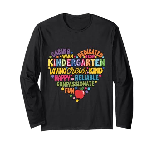 Die Kinder der Kindergarten-Crew sind am ersten Schultag Wieder da Langarmshirt Die Kinder der Kindergarten-Crew sind am ersten Schultag Wieder da Langarmshirt von Kindergarten Crew Teach with Heart