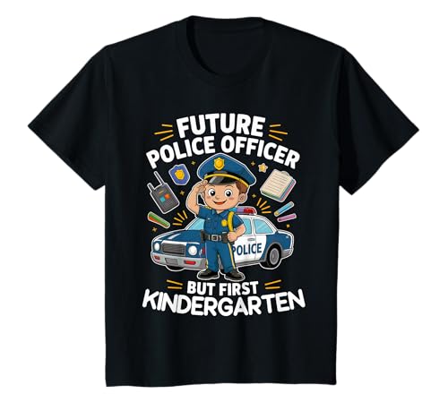 Kinder Zukünftiger Polizist, Kindergarten, Schulanfang, Jungen, Kinder T-Shirt Kinder Zukünftiger Polizist, Kindergarten, Schulanfang, Jungen, Kinder T-Shirt von Kindergarten Cute Back To School Outfits Clothes