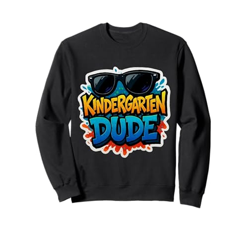 Kindergarten Dude Sonnenbrille Back to School First Day Boys Sweatshirt von Kindergarten Dude Products