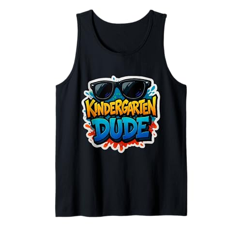 Kindergarten Dude Sonnenbrille Back to School First Day Boys Tank Top Kindergarten Dude Sonnenbrille Back to School First Day Boys Tank Top von Kindergarten Dude Products