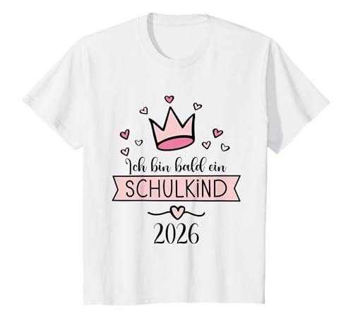 Kinder Ich Bin Bald Ein Schulkind 2026 T-Shirt Kinder Ich Bin Bald Ein Schulkind 2026 T-Shirt von Kindergarten Endspurt Vorschule Abschied