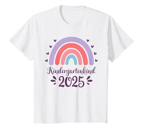Kindergarten Kind 2025 Regenbogen Kindergarten T-Shirt Kindergarten Kind 2025 Regenbogen Kindergarten T-Shirt von Kindergarten Kita Designs 2025