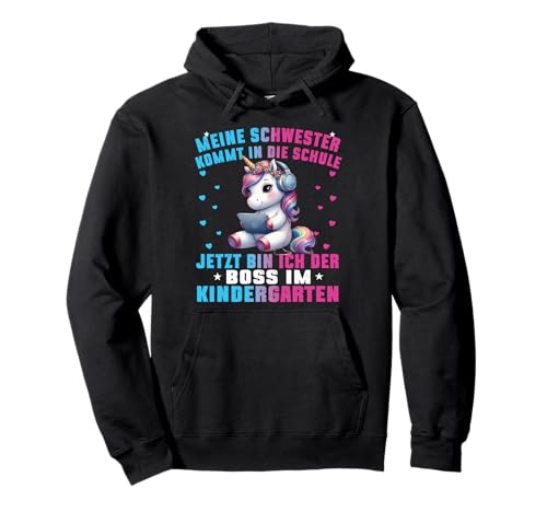 Einhorn Kita Anfang Kindergaten Geschenk Unicorn Mädchen Pullover Hoodie von Kindergarten Kita Geschenk & T-Shirt Kinder