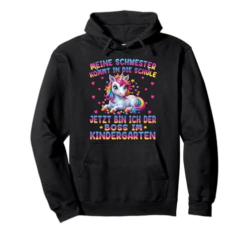 Einhorn Kita Anfang Kindergaten Geschenk Unicorn Mädchen Pullover Hoodie von Kindergarten Kita Geschenk & T-Shirt Kinder