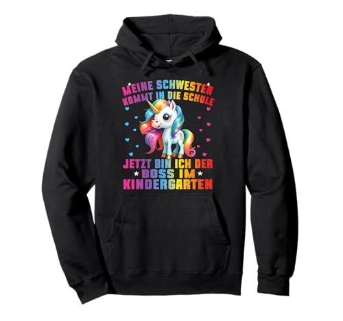 Einhorn Kita Anfang Kindergaten Geschenk Unicorn Mädchen Pullover Hoodie von Kindergarten Kita Geschenk & T-Shirt Kinder