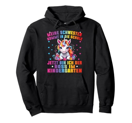Einhorn Kita Anfang Kindergaten Geschenk Unicorn Mädchen Pullover Hoodie von Kindergarten Kita Geschenk & T-Shirt Kinder
