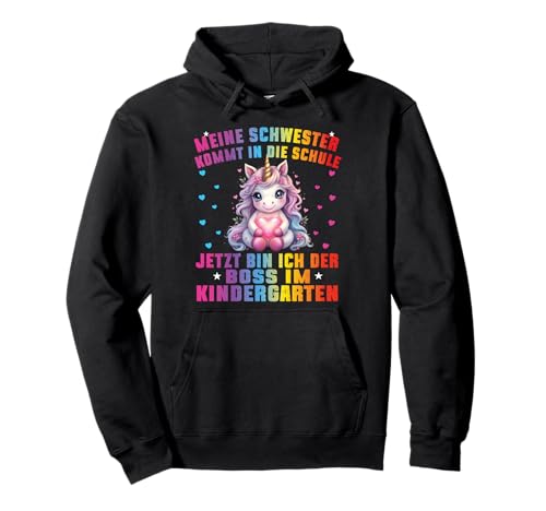 Einhorn Kita Anfang Kindergaten Geschenk Unicorn Mädchen Pullover Hoodie von Kindergarten Kita Geschenk & T-Shirt Kinder