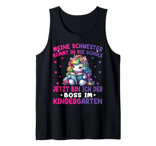 Einhorn Kita Anfang Kindergaten Geschenk Unicorn Mädchen Tank Top Einhorn Kita Anfang Kindergaten Geschenk Unicorn Mädchen Tank Top von Kindergarten Kita Geschenk & T-Shirt Kinder