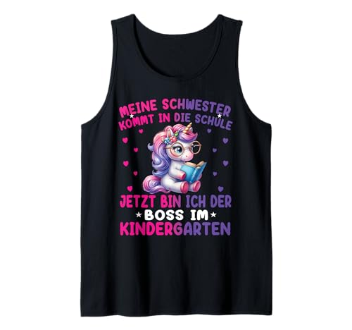 Einhorn Kita Anfang Kindergaten Geschenk Unicorn Mädchen Tank Top Einhorn Kita Anfang Kindergaten Geschenk Unicorn Mädchen Tank Top von Kindergarten Kita Geschenk & T-Shirt Kinder