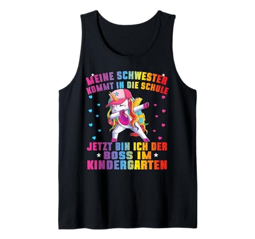 Einhorn Kita Anfang Kindergaten Geschenk Unicorn Mädchen Tank Top von Kindergarten Kita Geschenk & T-Shirt Kinder