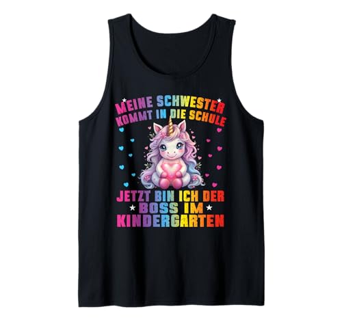 Einhorn Kita Anfang Kindergaten Geschenk Unicorn Mädchen Tank Top von Kindergarten Kita Geschenk & T-Shirt Kinder