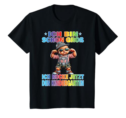 Kinder Kindergartenkind 2025 Kita Anfang Kindergarten Start Jungen T-Shirt von Kindergarten Kita Geschenk & T-Shirt Kinder