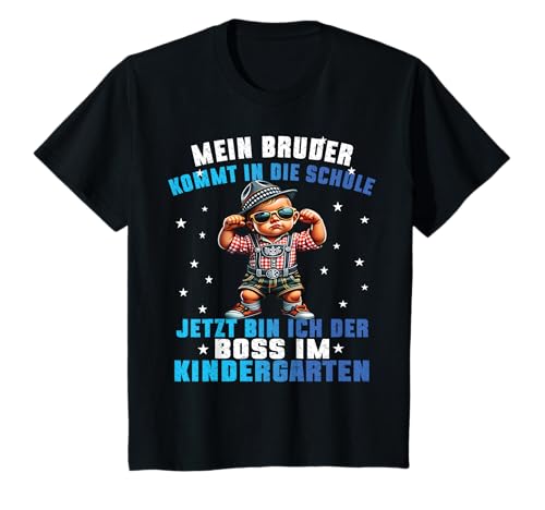 Kindergartenkind 2025 - Kita Start Anfang Jungs Lausbua T-Shirt von Kindergarten Kita Geschenk & T-Shirt Kinder