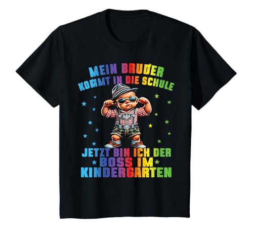 Kindergartenkind 2025 - Kita Start Anfang Jungs Lausbua T-Shirt von Kindergarten Kita Geschenk & T-Shirt Kinder